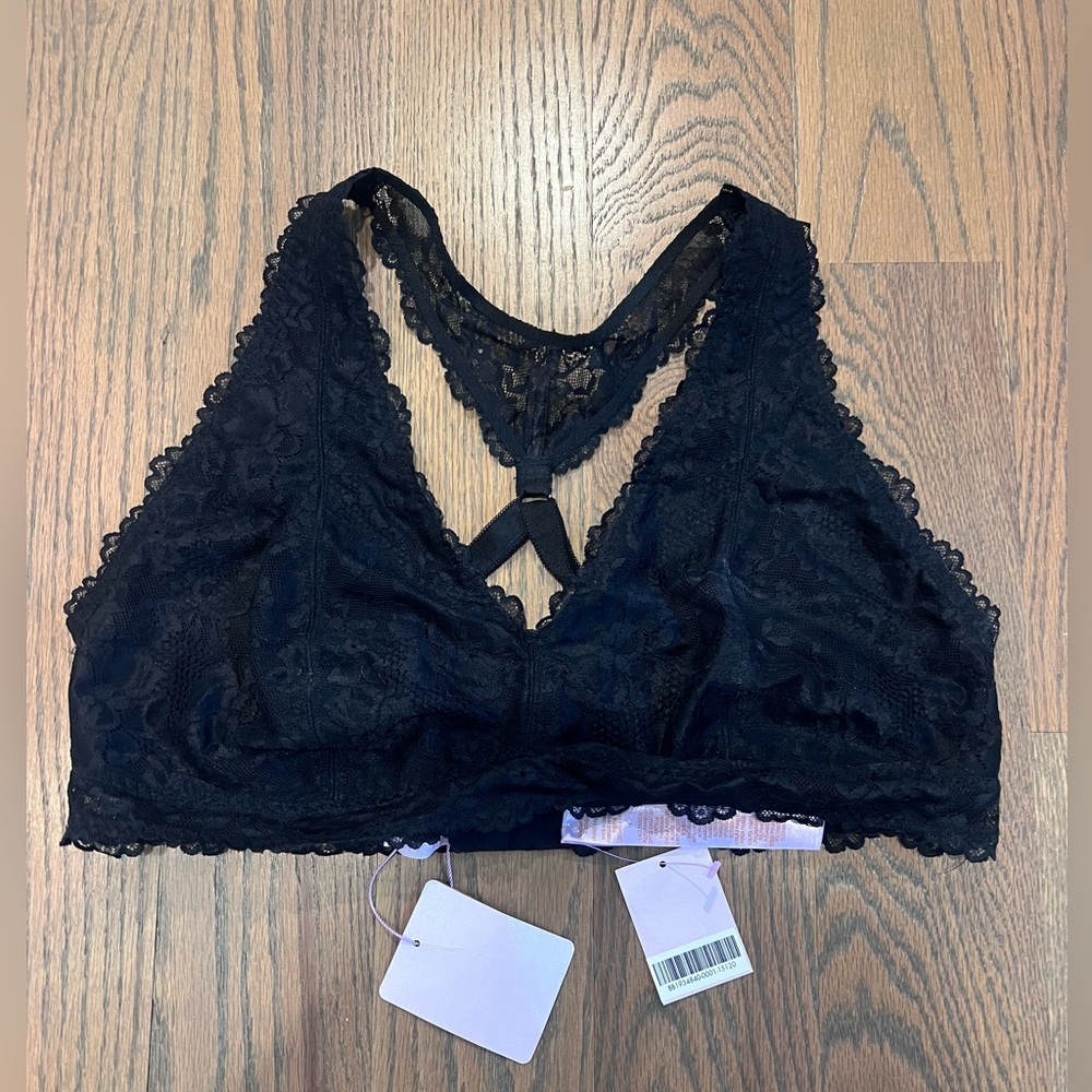 Salvage Black Lace Bralette